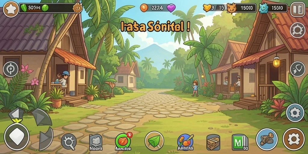 Tampilan awal permainan slot yang menarik.