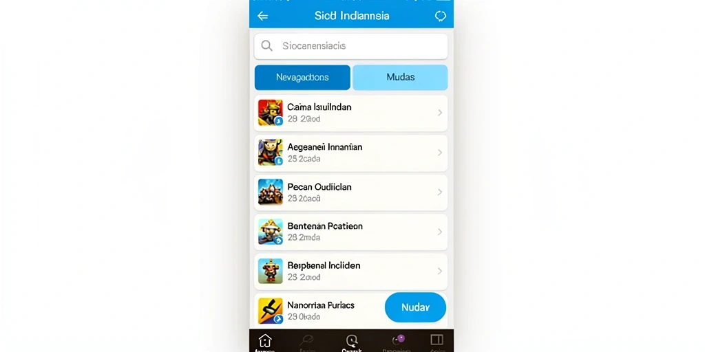Antarmuka utama aplikasi 888IDR yang menarik.