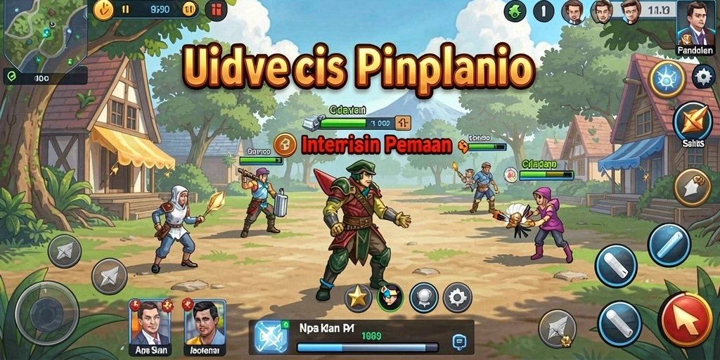 Screenshot menampilkan aksi seru in-game.