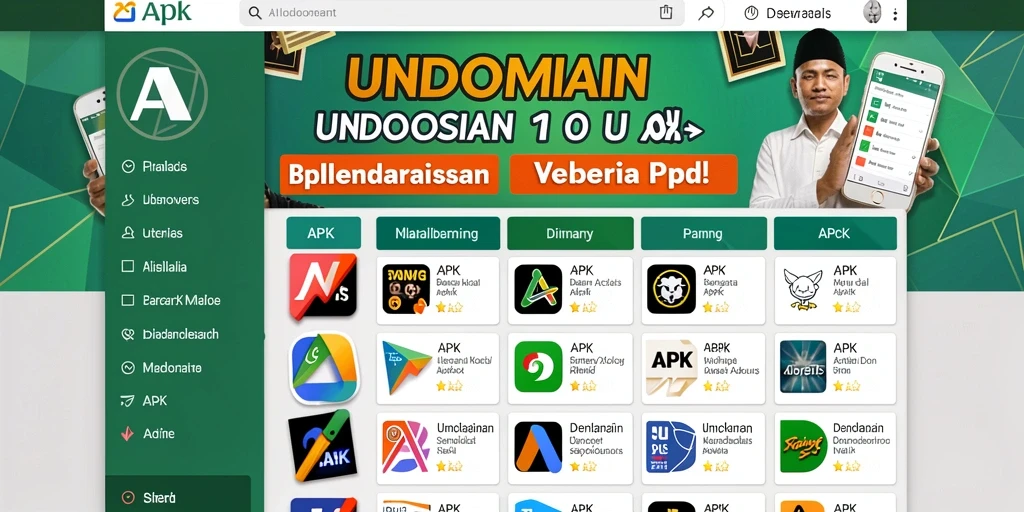 Tampilan menu utama yang menarik.