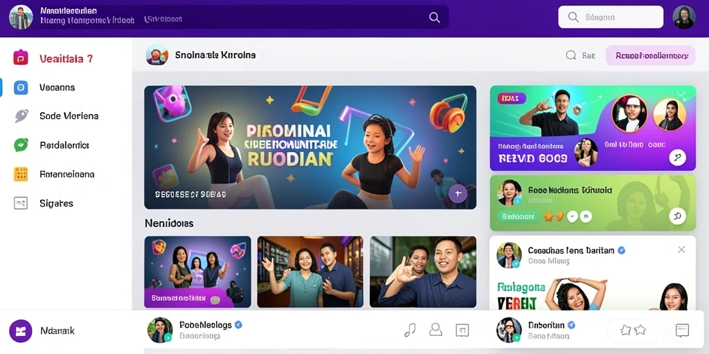 Tampilan antarmuka yang modern dan user-friendly.