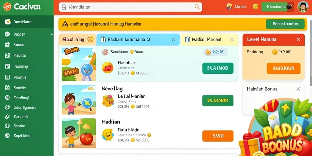 Tampilan antarmuka aplikasi yang menarik dan ramah pengguna.