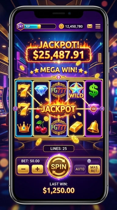 Cuplikan layar menu unduhan fungame777 untuk perangkat Android